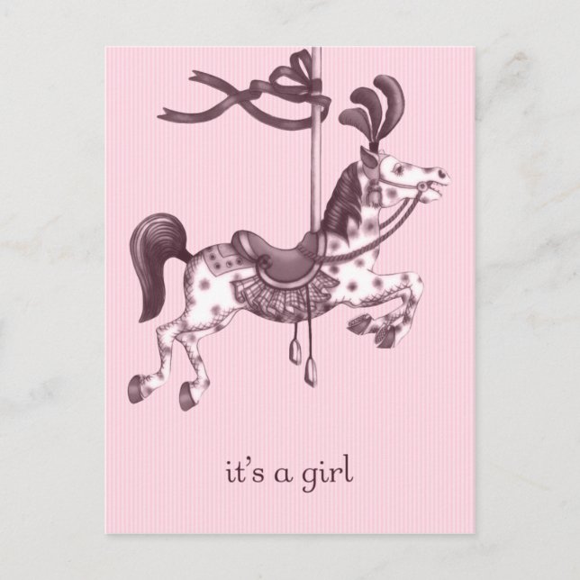 Anuncios Es una postal de caballo de Chica (Anverso)