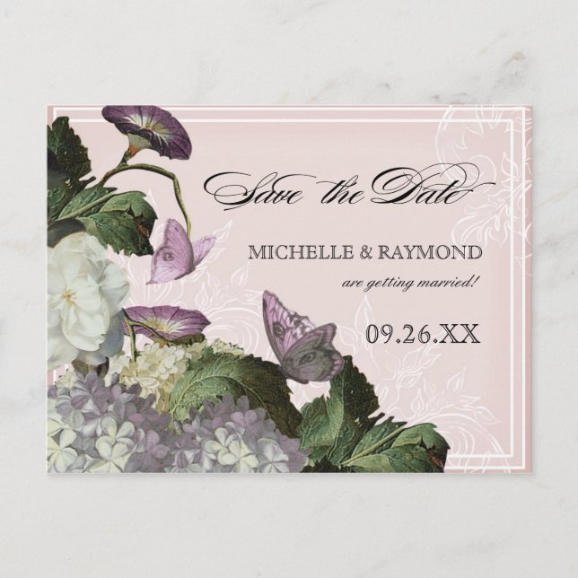 Anuncios Gloria de la mañana Hydrangea - Guardar la postal  (Anverso)