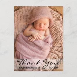 Anuncios Gracias a la postal moderna de nacimiento de un be