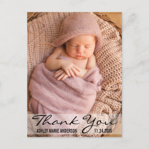 Anuncios Gracias a la postal moderna de nacimiento de un be