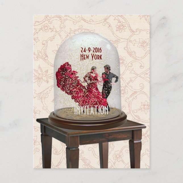 Anuncios Guardar la postal de amor de fecha (Anverso)