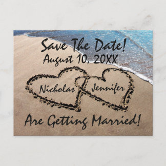 Anuncios Guardar la postal de la boda de la playa de arena