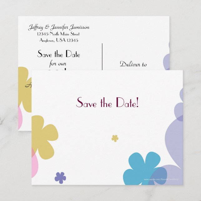 Anuncios Guardar la postal Fiesta de fecha 60° aniversario (Anverso / Reverso)