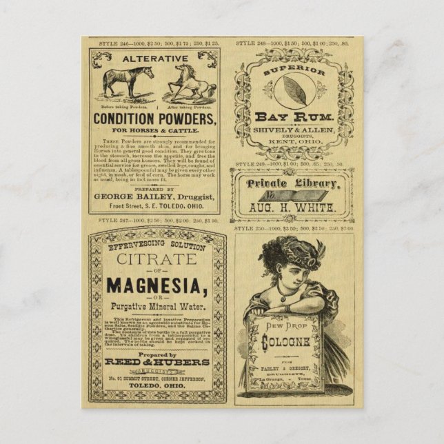 Anuncios minoristas de anuncios publicitarios de é (Anverso)