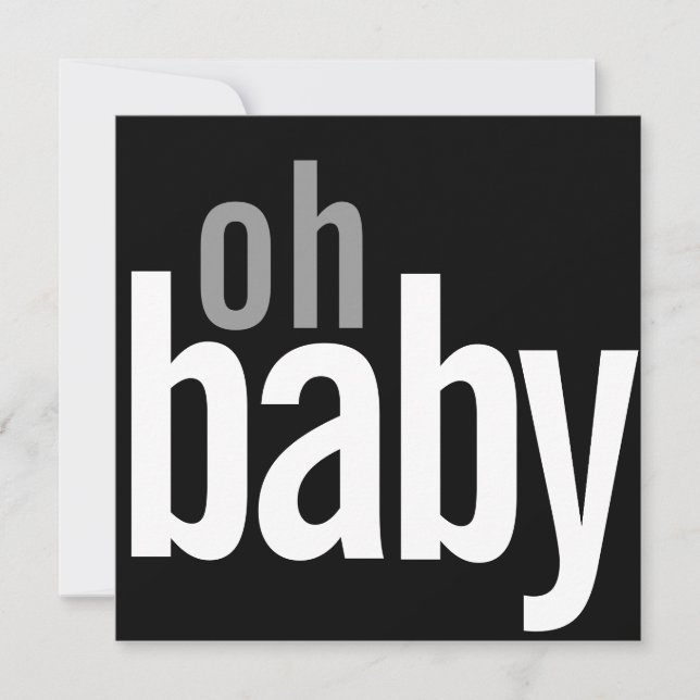 Anuncios modernos de nacimiento de tarjetas fotogr (Anverso)