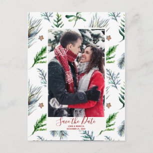 Anuncios navidades de invierno ahorran la postal de fecha