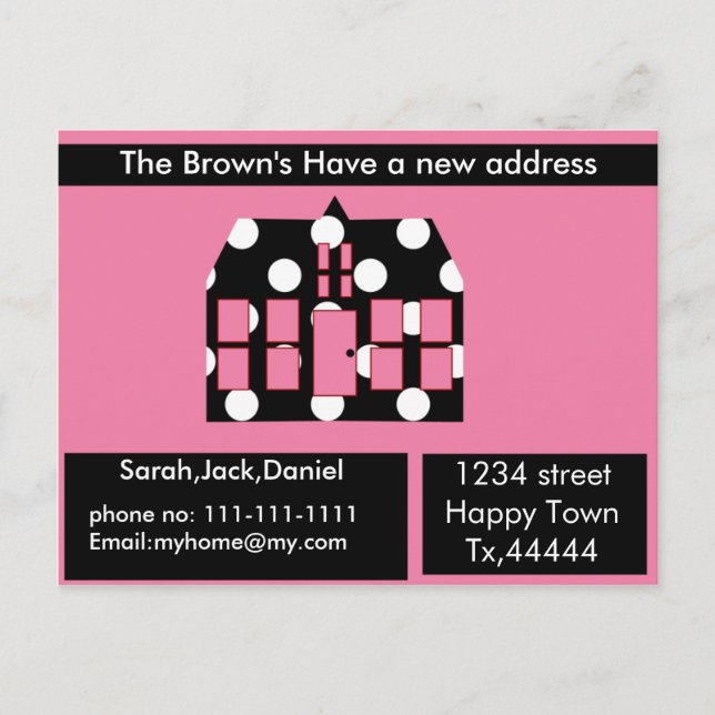 Anuncios Nueva postal de dirección (Anverso)