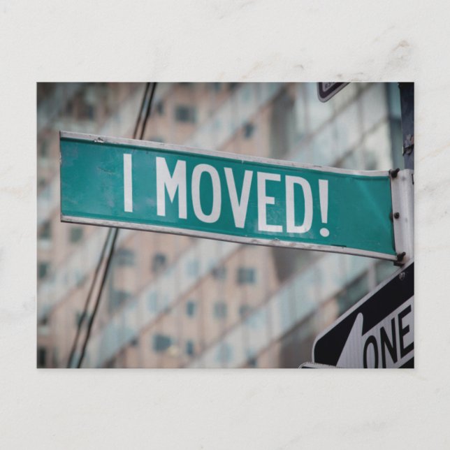 Anuncios Nuevo cambio de postal de dirección (Anverso)