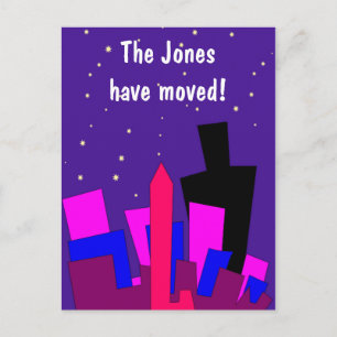 Anuncios Paisaje urbano Cambio de postal de dirección