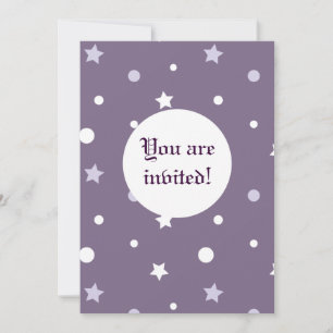 Anuncios Personalizados Estrellas Moradas