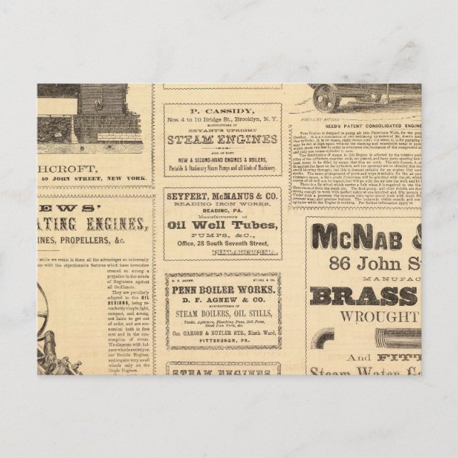 Anuncios petroleros de Nueva York (Anverso)