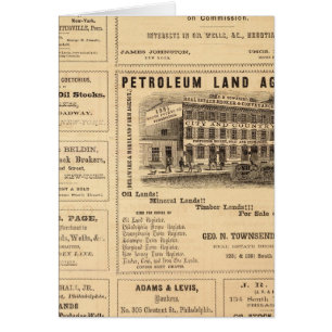 Anuncios petroleros de Nueva York y Pennsylvania