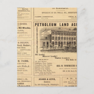 Anuncios petroleros de Nueva York y Pennsylvania