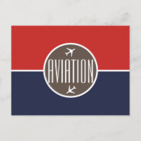 Postal de aviación del piloto del avión blanco fun