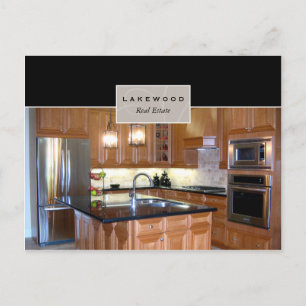 Anuncios Postal de cocina del agente inmobiliario
