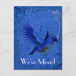 Anuncios Postal de la naturaleza de la nueva dirección de B
