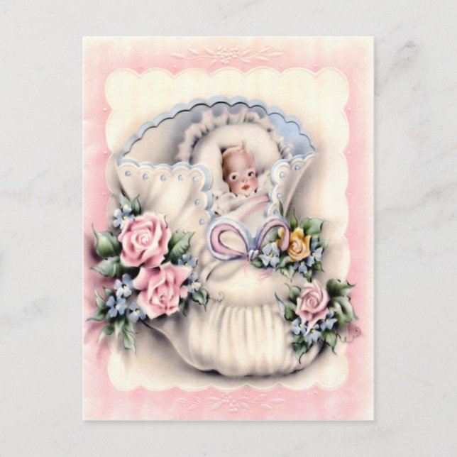 Anuncios Postal de recién nacido (Anverso)