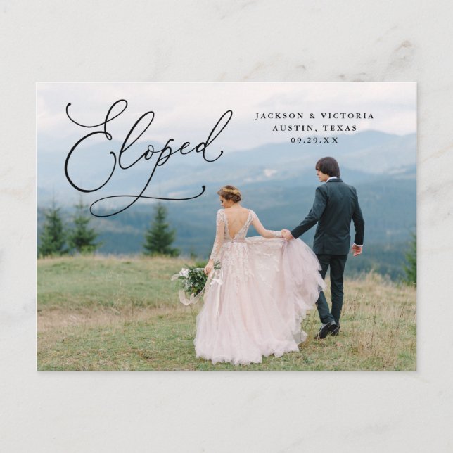 Anuncios Postal de Romance Eloped (Anverso)