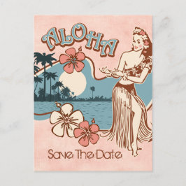 Anuncios Postal del STD del chica de Hula de la hawaiana