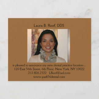 Anuncios Postal dental de la introducción