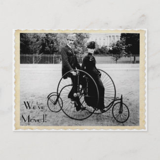 Anuncios Postal móvil de bicicleta de tándem vintage