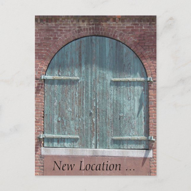 Anuncios Postal - Puerta de almacén (Anverso)