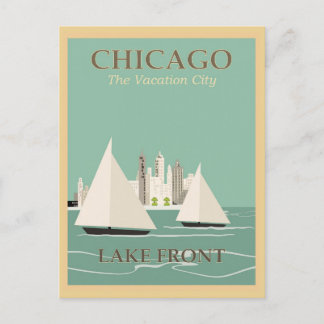 Anuncios postal vintage de Chicago