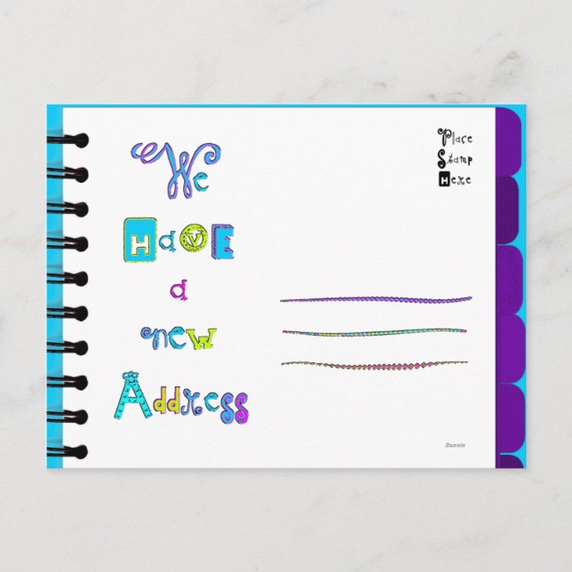 Anuncios Postal 'Z' de la libreta de direcciones de la Invi (Anverso)