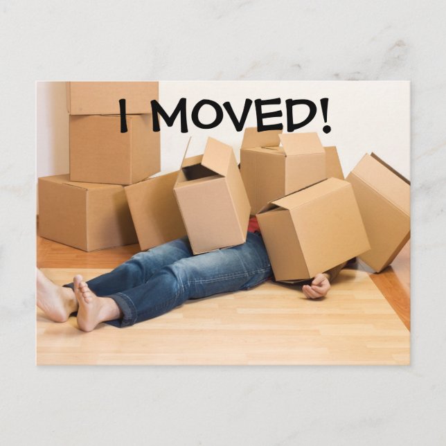 Anuncios Trasladé el cambio de la postal de la dirección (Anverso)