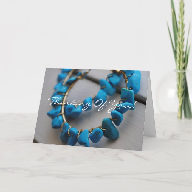 Anuncios Turquesa Pensando En Tu Tarjeta (Anverso)