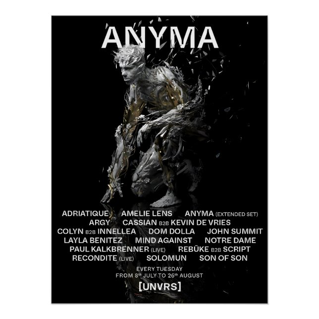 Anyma - [UNVRS] Poster (Anverso)