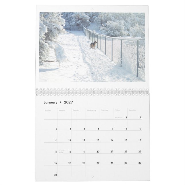 Anza, California, Calendario de Doce Meses (Jan 2027)