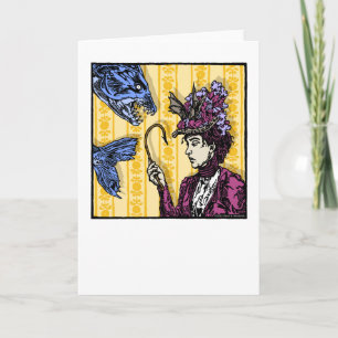 Anzuelo - Tarjeta de felicitación con interior en 
