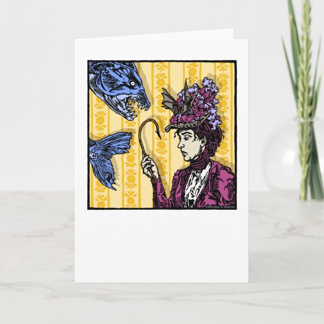 Anzuelo - Tarjeta de felicitación con interior en  (Anverso)