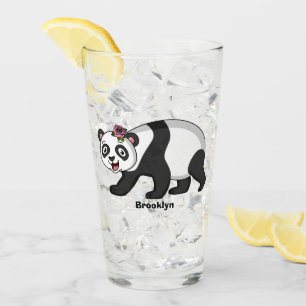 Aoso panda alegre y lindo con personalizado de flo