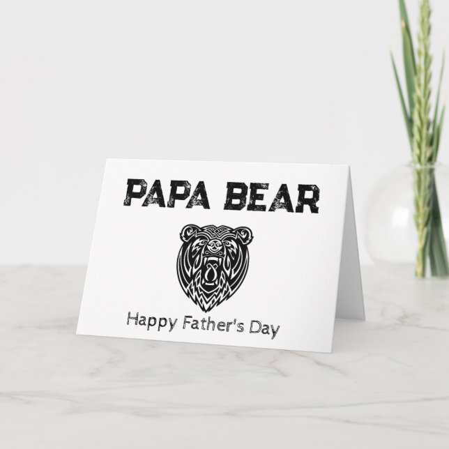 *~* AP86 Tarjeta del Día del Padre para la foto de (Anverso)