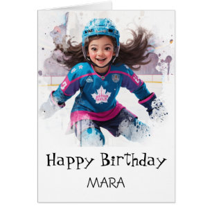 *~* AP94 21 Tarjeta de cumpleaños para niña jugado