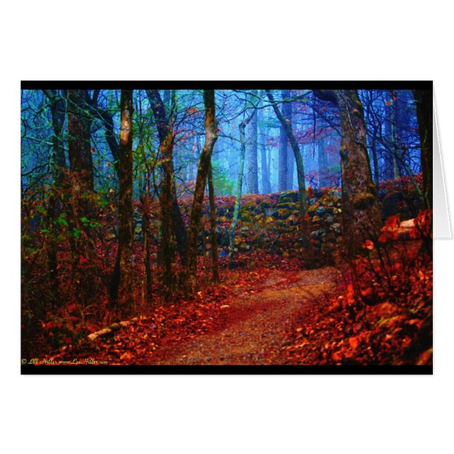 Aparato de regalo para pintura de aceite de bosque (Anverso (Horizontal))