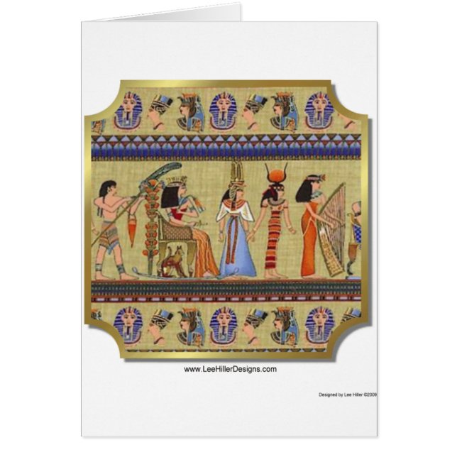 Aparatos jeroglíficos egipcios, regalos colectivos (Frente)