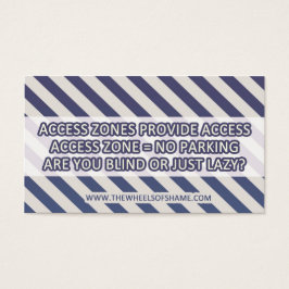 Aparcamiento de advertencia para personas con disc