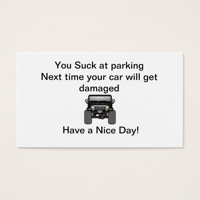 aparcamiento malo (Frente)