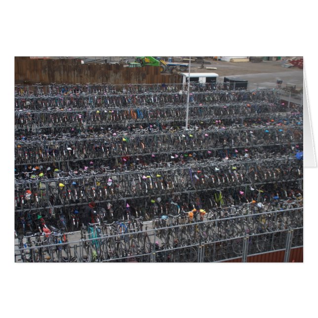 Aparcamiento para bicicletas, Holanda (Anverso (Horizontal))