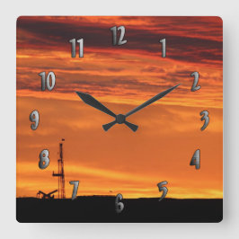 Aparejo de la paliza en el reloj de la puesta del