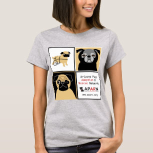 APARN Rescue Pugs Women's Bella Jersey T-Shirt
