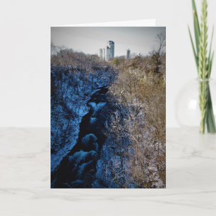 "¡Apártate!" Tarjeta de navidad