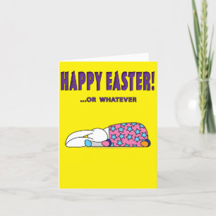 Apática tarjeta de Pascua