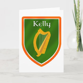 Apellido de Kelly del escudo de la familia de