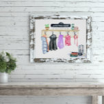 Apellido | Impresión personalizada de Mudroom Keep<br><div class="desc">Arte mural personalizado que toda la familia amará. Con una impresionante escena de acuarelas con lugares para añadir nombres familiares. Siempre es un éxito, sin importar el destinatario. Compra hoy ese regalo especial extra! Podemos convertirle en un regalo personalizado y experto que de inmediato es digno de la herencia. Contáctenos...</div>