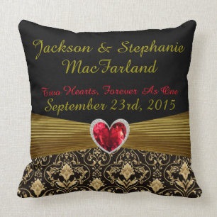 Apenas almohada casada personalizada del regalo de