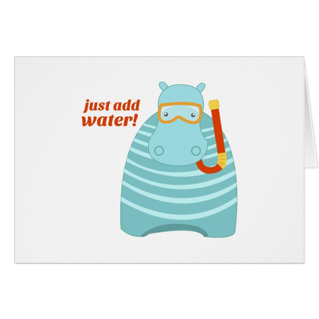 Apenas añada el agua (Anverso (Horizontal))